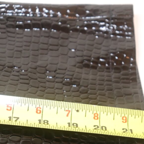 Eloquii X Refinery29 Faux Patent Black Skirt, Size 18, NWT - Picture 12 of 15